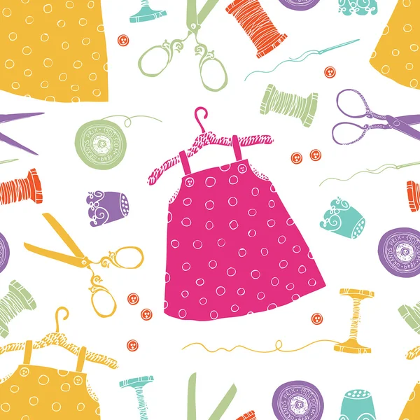 Φόντο Φορέματα παιδικά — Διανυσματικό Αρχείο