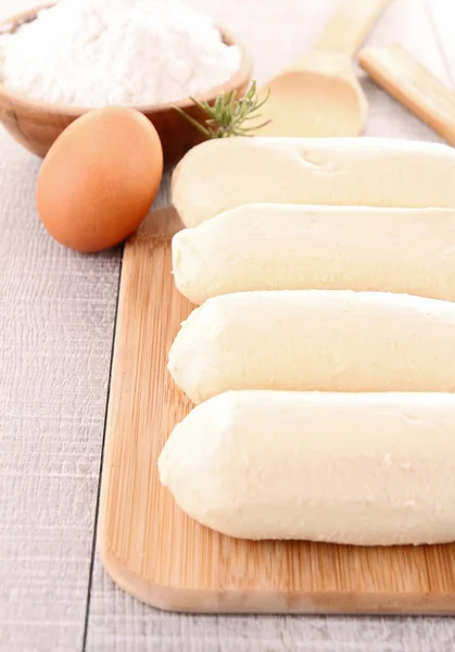 Raw quenelles — Stock Photo, Image