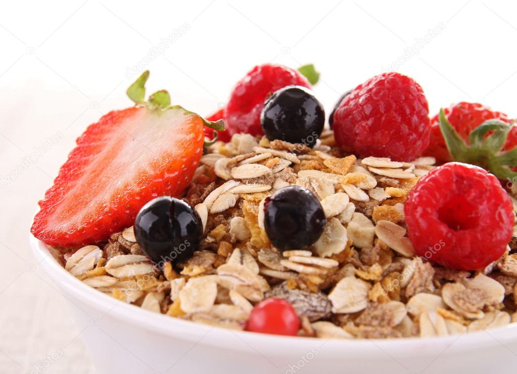 Cereals and fruits