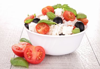 Rice salad clipart