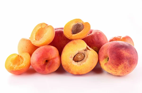 Абрикоси і персика — стокове фото