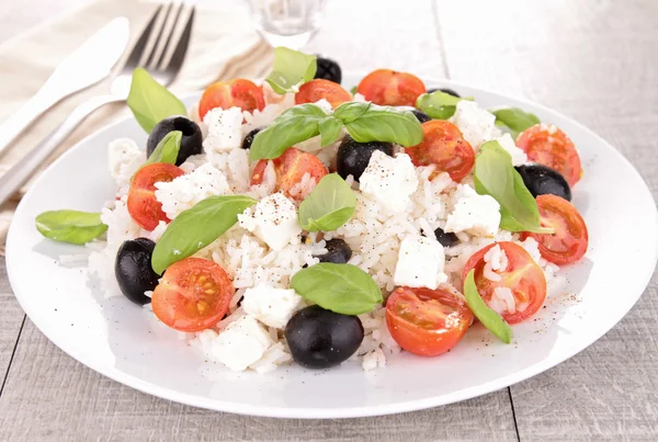 stock image Healthy rice salad