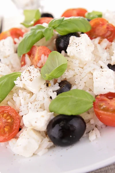 Healthy rice salad — Stock Photo, Image