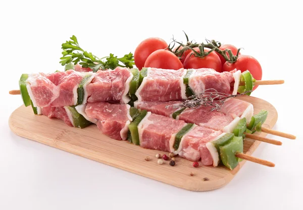 Isolated raw meats — Stock Photo, Image