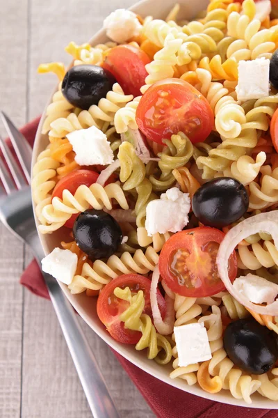 Fresh pasta salad — Stock Photo, Image