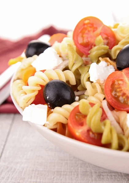 stock image Fresh pasta salad