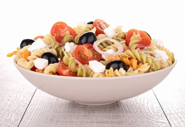 Fresh pasta salad clipart