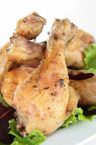 Ayam dan sayuran panggang — Stok Foto
