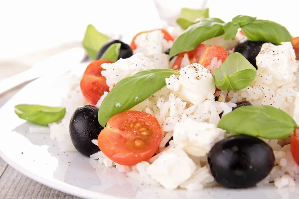 stock image Rice salad with vegetables