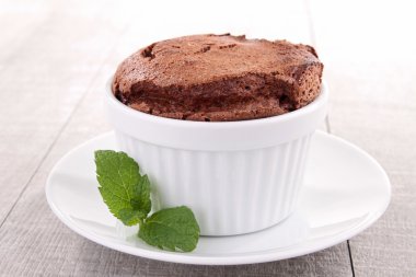 Chocolate souffle clipart