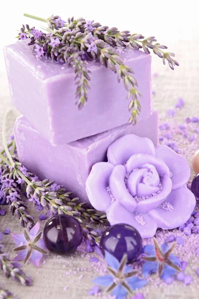 Lavendelzeep — Stockfoto