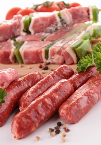 Carne em bruto variada — Fotografia de Stock