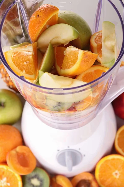 Blender with fruits — Stock Photo, Image