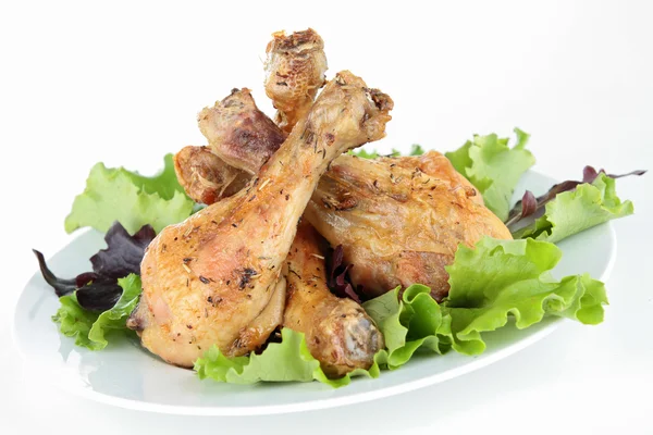 Grillowanego kurczaka i warzyw — Zdjęcie stockowe