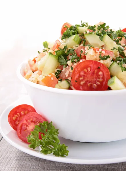 Couscous salad with vegetables — Stock Photo, Image