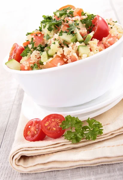 Couscous salad with vegetables — Stock Photo, Image