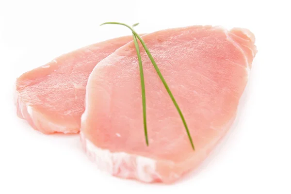 Сире м'ясо, ізольовані — стокове фото