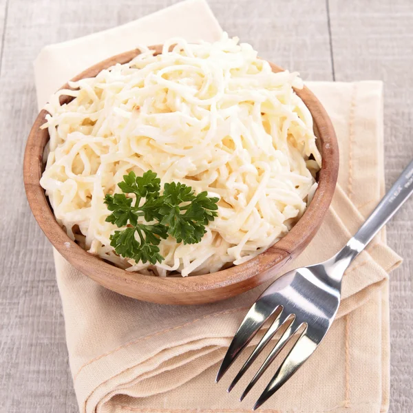 Celery root grated — Stock Photo, Image