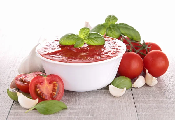 トマトのソース/ガスパチョ — ストック写真