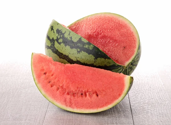 Isolerade vattenmelon — Stockfoto
