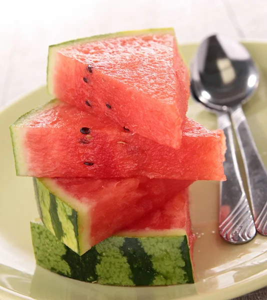 stock image Pile of slice of watermelon