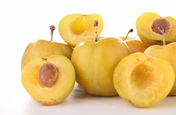 Mirabelle, prune galbene — Fotografie, imagine de stoc