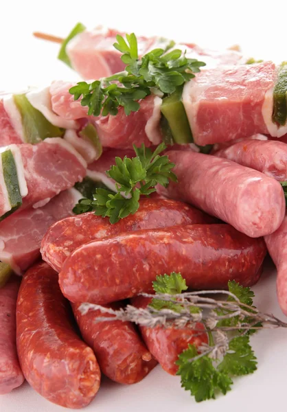 Assortment of raw meats — Stock Photo, Image
