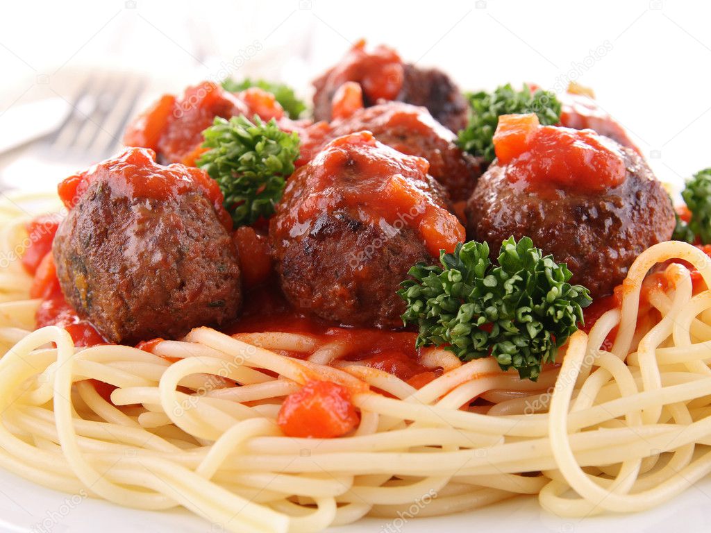 Spaghetti and meaball