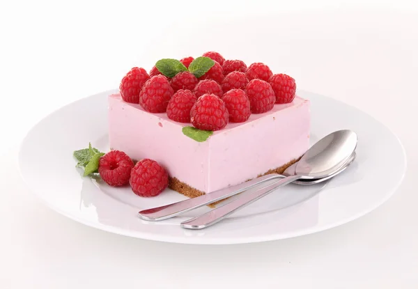 stock image Raspberry pastry