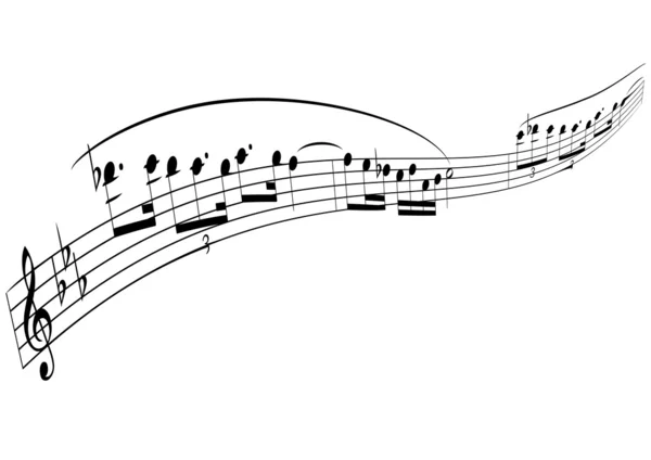 Полоса мелодии — стоковый вектор