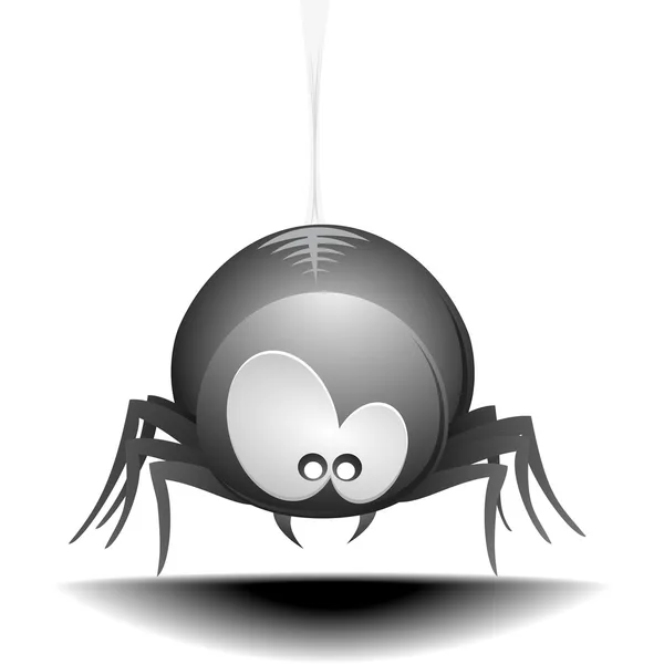 Çizgi film spider — Stok Vektör