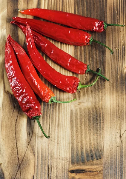 Chiles rojos secos picantes — Foto de Stock