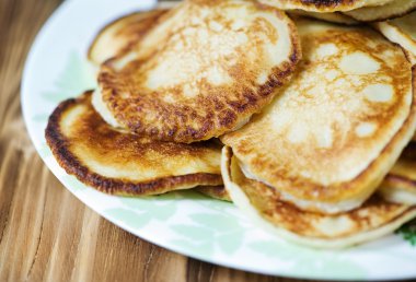 Stack of pancakes clipart