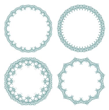 Set of frames clipart