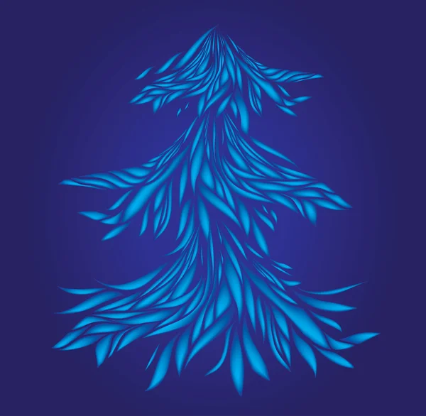 Abstract kerstboom — Stockvector