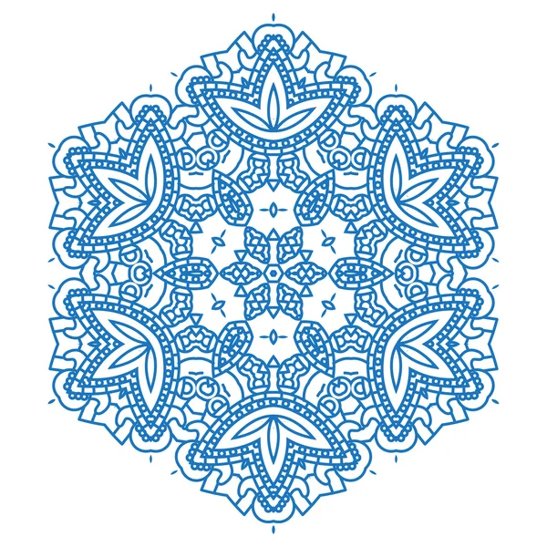 Design snowflake — Stock Vector