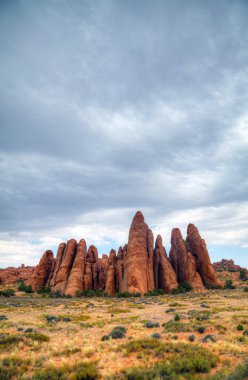 Scenic view, arches national park, utah, ABD