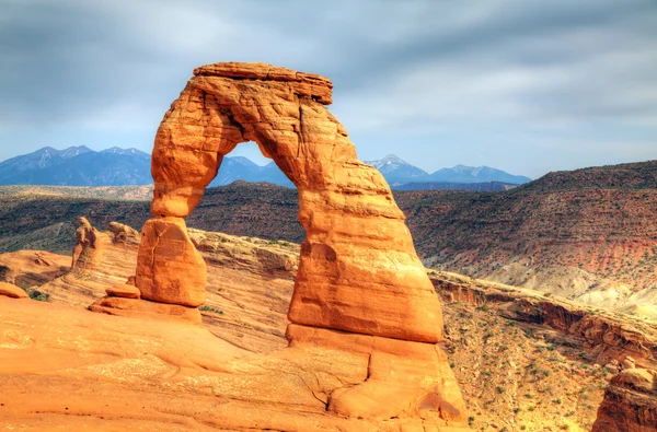 Arc délicat au parc national des Arches, Utah, États-Unis — Photo