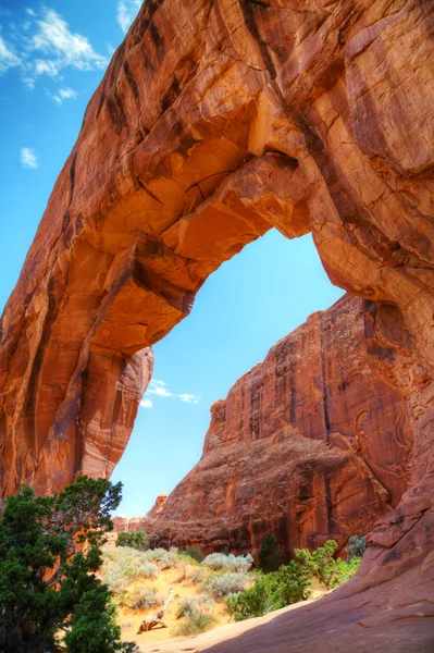 Arche privée dans le parc national des Arches, Utah — Photo
