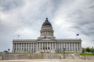 Capitol building in Salt Lake City, Utah clipart