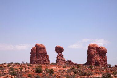 Scenic view, arches national park, utah, ABD