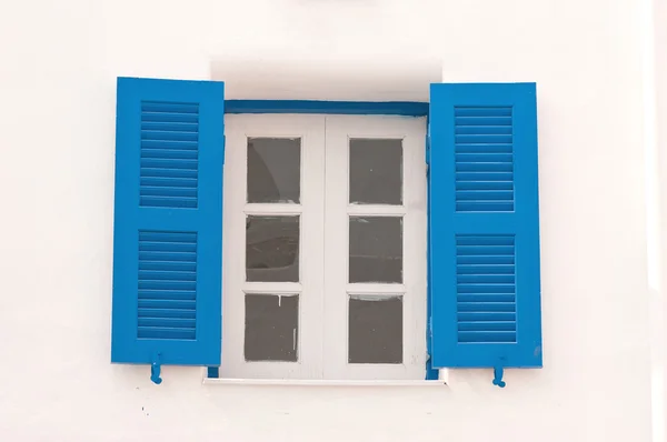 Blå vintage windows — Stockfoto