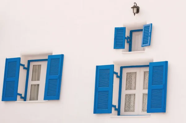 Fenêtres vintage bleu — Photo