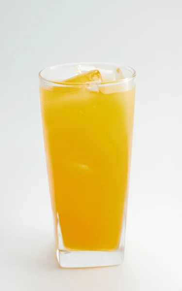 Sinaasappelsap glas — Stockfoto