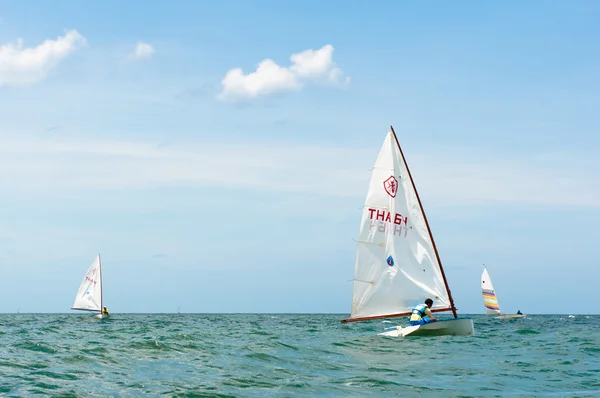 Hua hin regatta 2012, segling konkurrens — Stockfoto