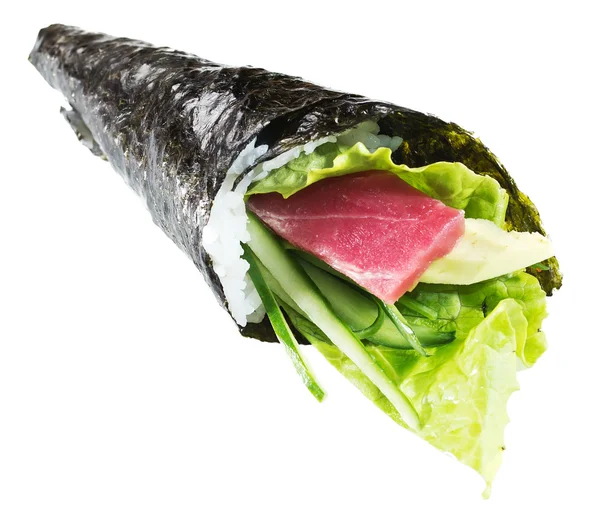 Asian food: rolls, sushi and sashimi, gunkan etc — Stock Photo, Image