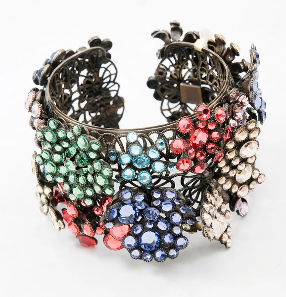 Fancy colourful fashion bracelet — Stock Photo, Image