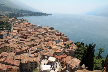 Malcesine İtalya garda Gölü üzerinde