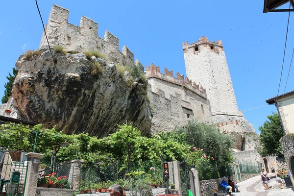 Castillo Scaligeri en Malcesine, Italia — Foto de Stock