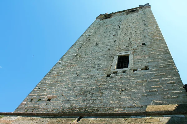 Toren kasteel scaligeri in malcesine, Italië — Stockfoto
